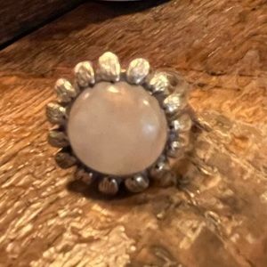 Authentic Mexican Sterling and Moonstone Ring